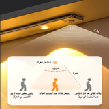 مصباح ليد لاسلكي بمستشعر الحركة